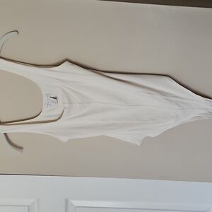 HOUSE OF HARLOW 1960 Bodysuit- Square Neckline, Sleeveless, Cream Off-white~NWOT